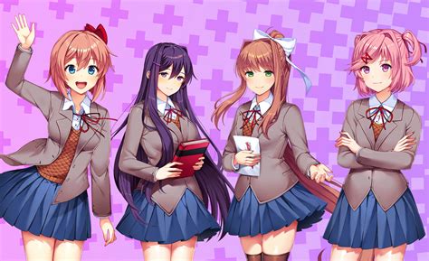 ddlc characters|Doki Doki Literature Club! 